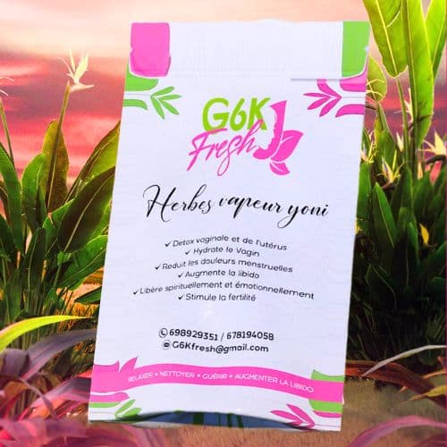 G6K Fresh Herbes Vapeurs Yoni pour la Flore Vaginale